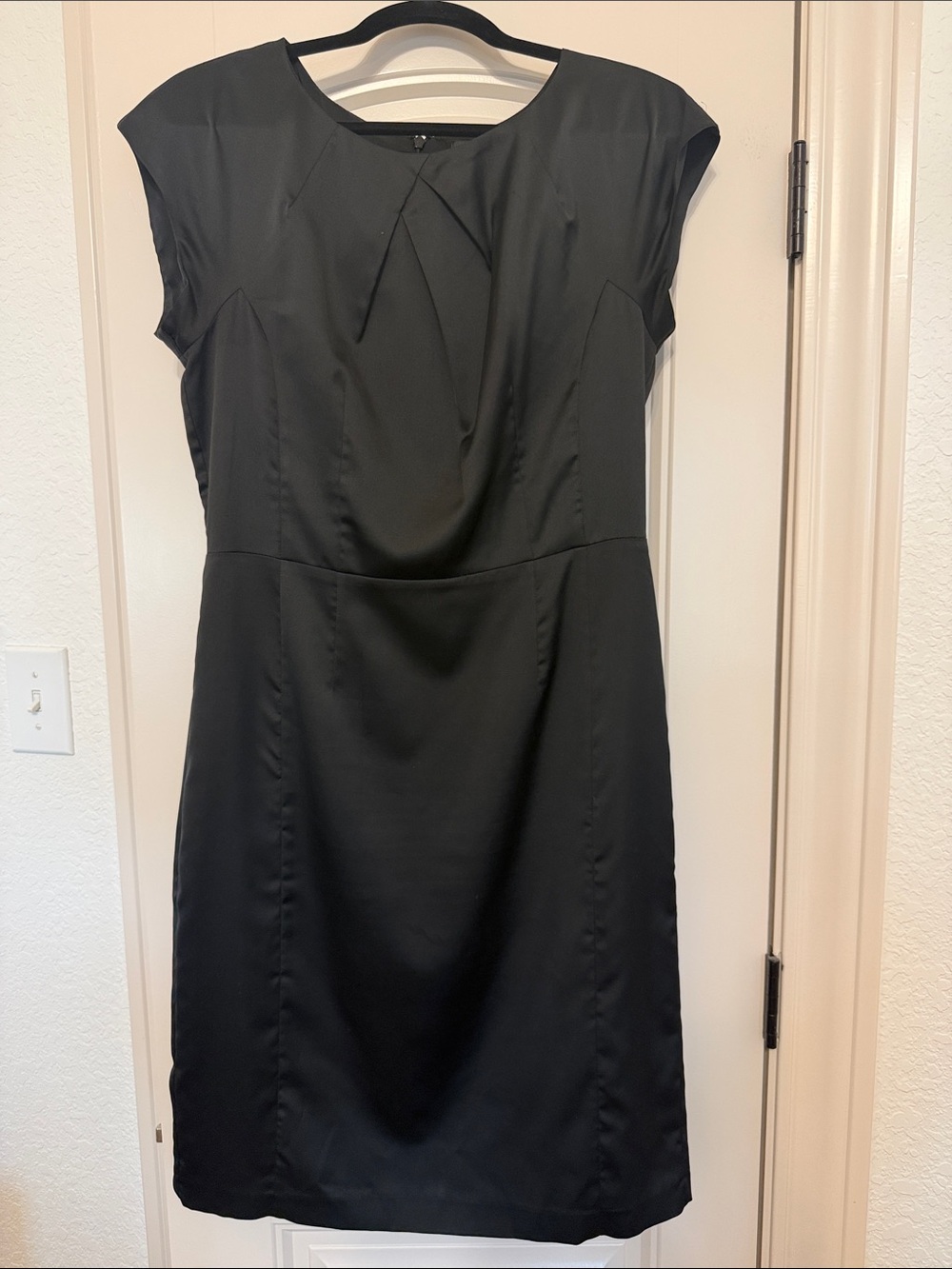 Banana Republic Black Midi Sheath Dress